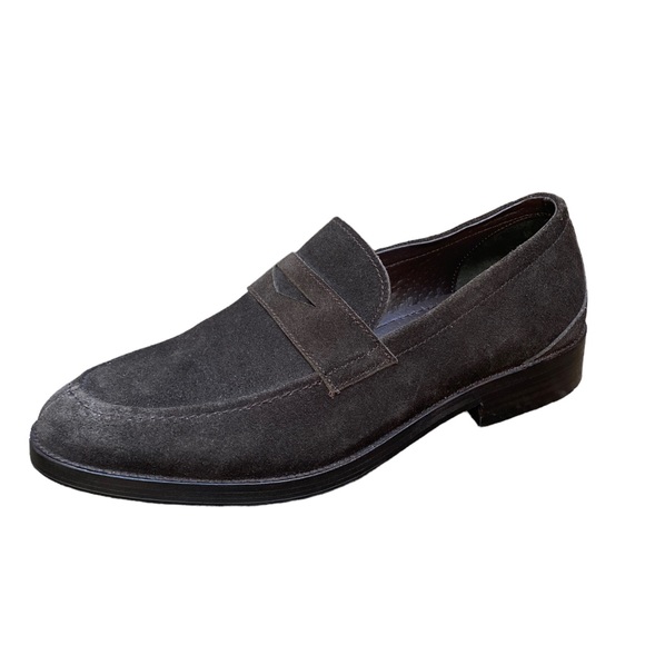 New Republic Allen Suede Loafer, Men’s Suede Penny Loafers - Picture 1 of 12